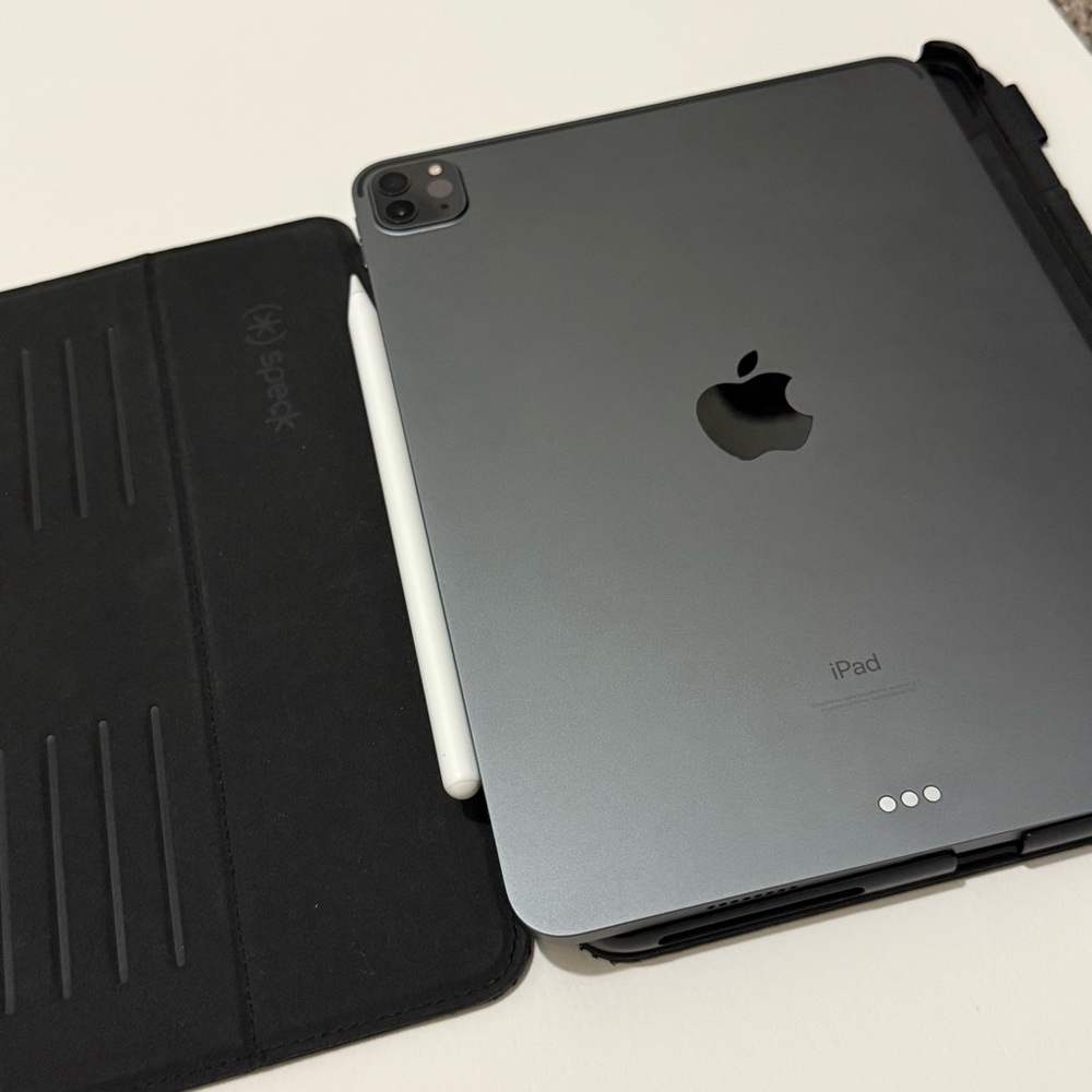 Apple iPad Pro (11") 3rd Gen 256GB in Space Gray + (Apple Pencil and Speck Case)